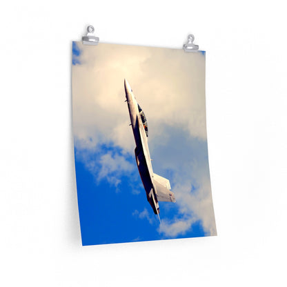 F-18 Fighter Jet Premium Matte vertical posters