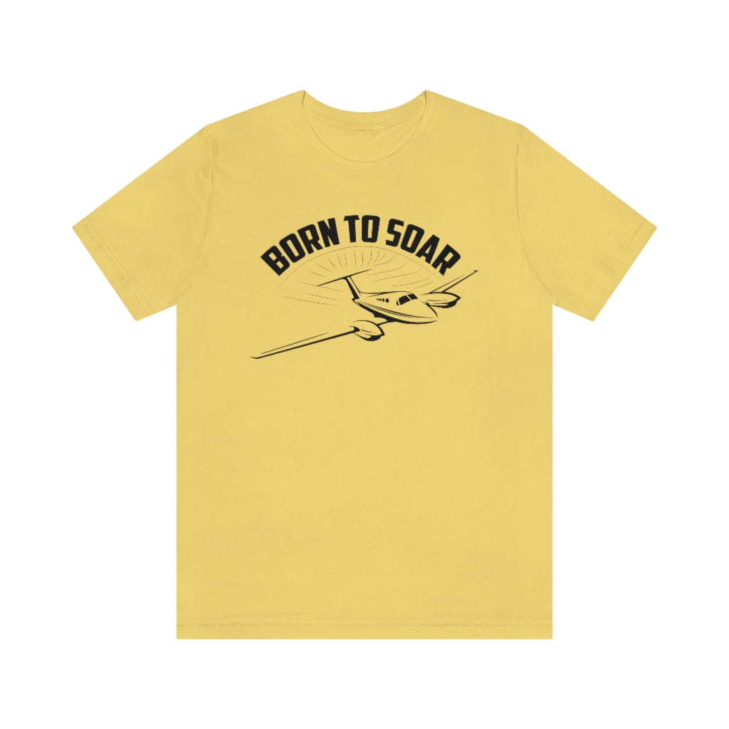 Born to Soar Aviation Aircraft T-Shirt