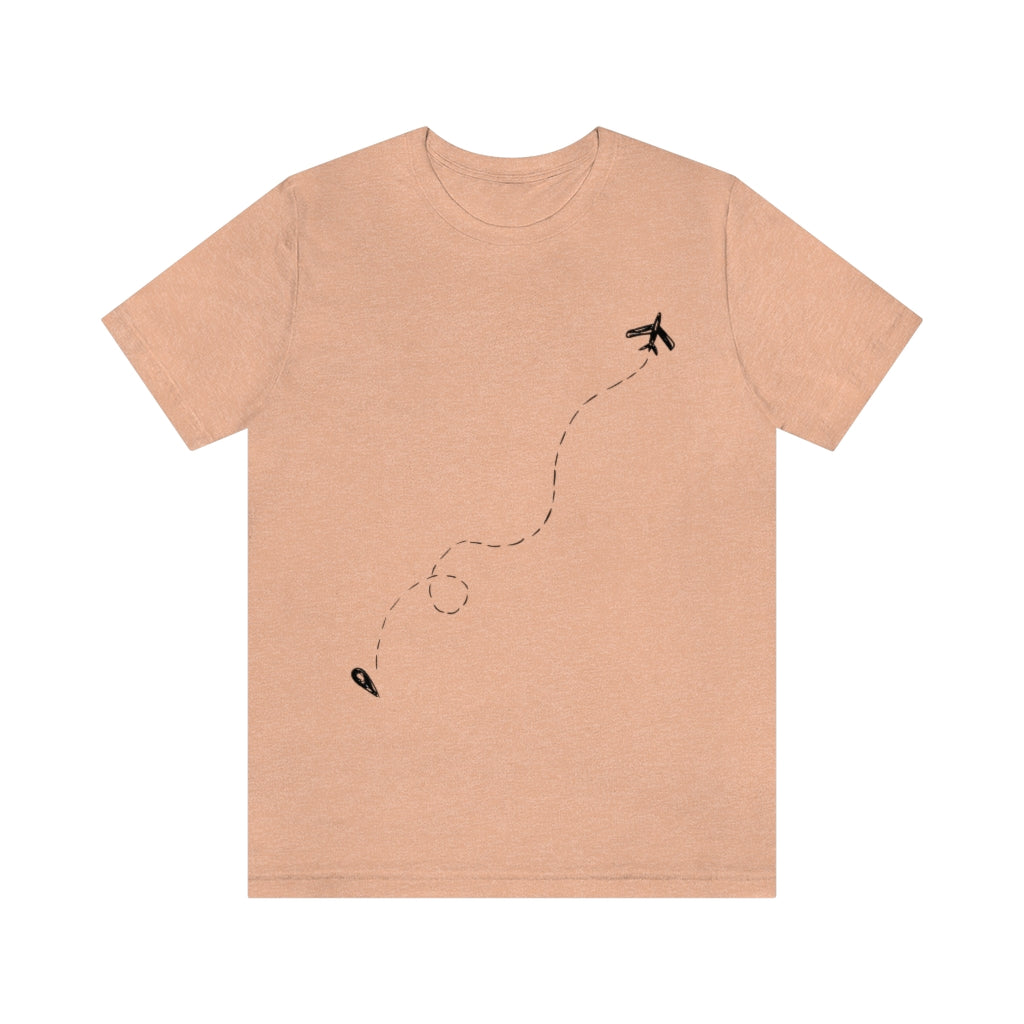Aviation Map Aircraft T-Shirt